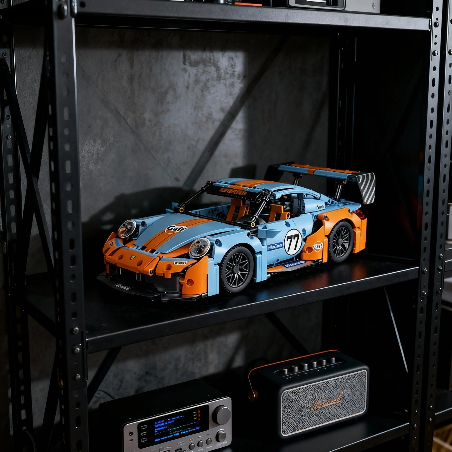 City technological 911 Compete Speed Race Car RC Building Block Famous Supercar Drift Racing Brick  Festival Toys Gifts