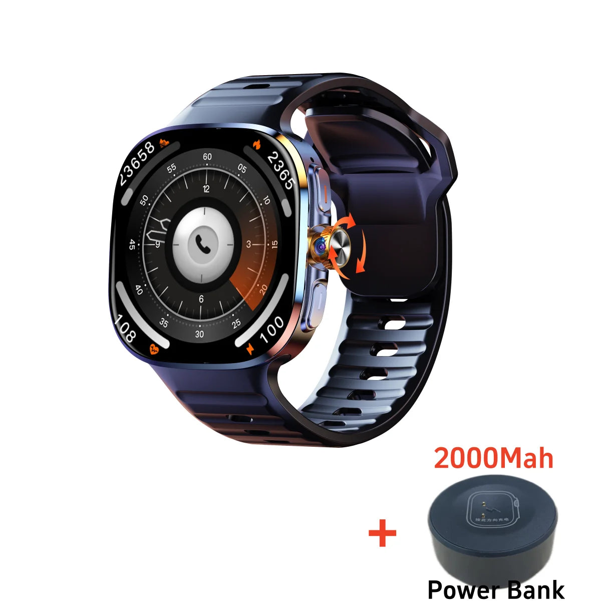 M99 Smartwatch 4G Android – 2.4" AMOLED, GPS, NFC, Camera