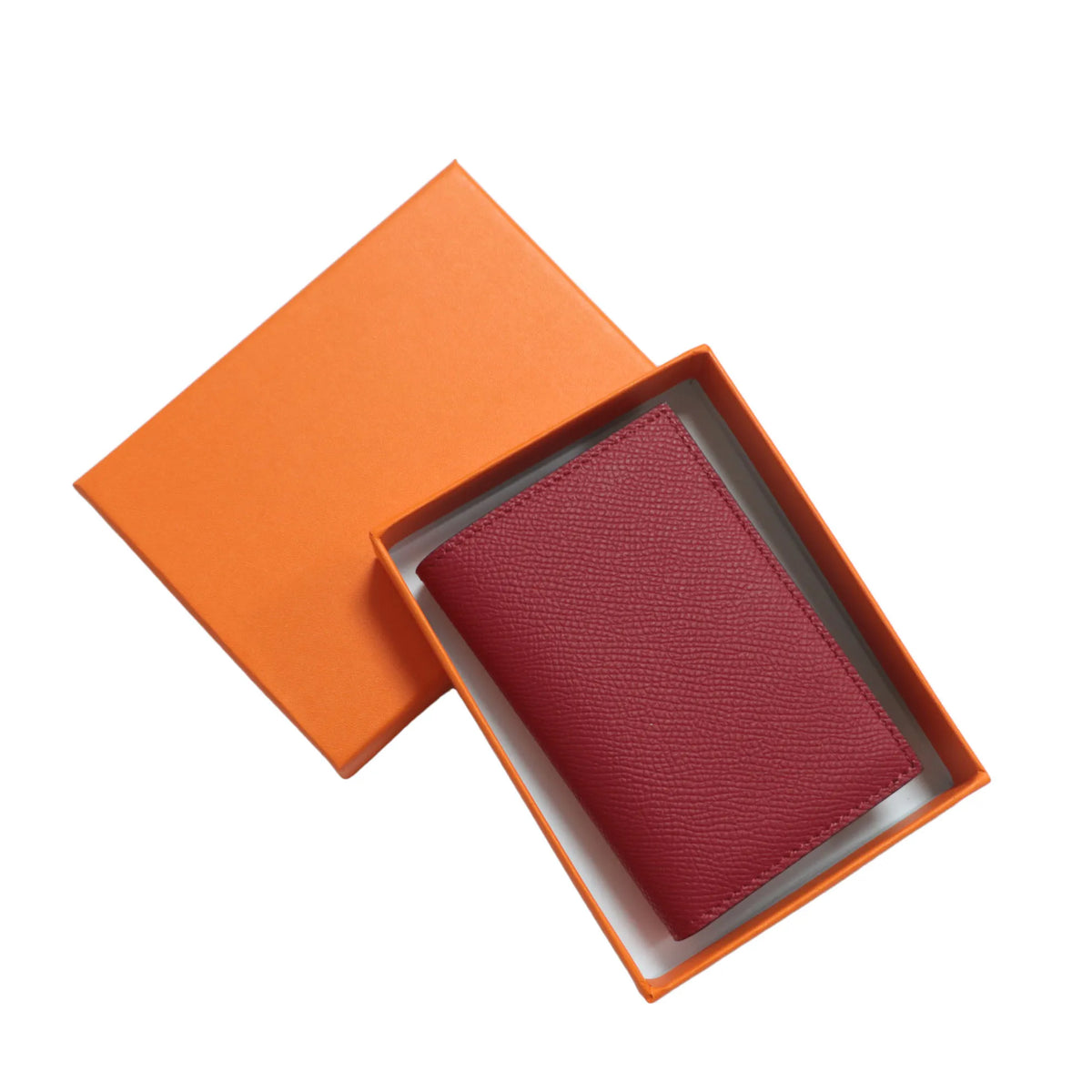 Genuine Leather Credit Card Holder for Women And Men with Free Embossing Personalized High-Quality Protective Bank Card Case