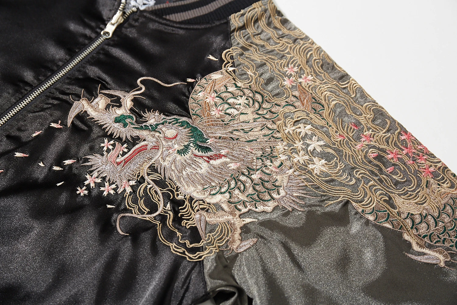Dragon Embroidered Harajuku Jacket