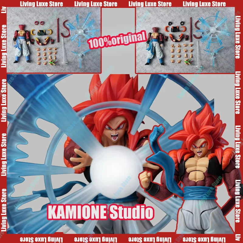 NEW KAMIONE 03AB Action Figure SSJ4 Gogeta Dragon Ball GT 3.0 Figures Super Saiyan 4 Gogeta Anime Figurine Collection Model