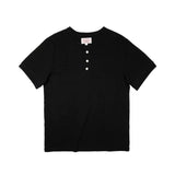 Heavyweight Cotton Henley Tee – Vintage Everyday Essential