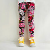 Girls' Floral Cartoon Fashion Leggings