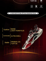 Li-Ning Men's BAD5 DOMINATOR I Outdoor Basketball Shoes BOOM Cushion Stable Support LiNing Wearable Sport Shoes ABFV003