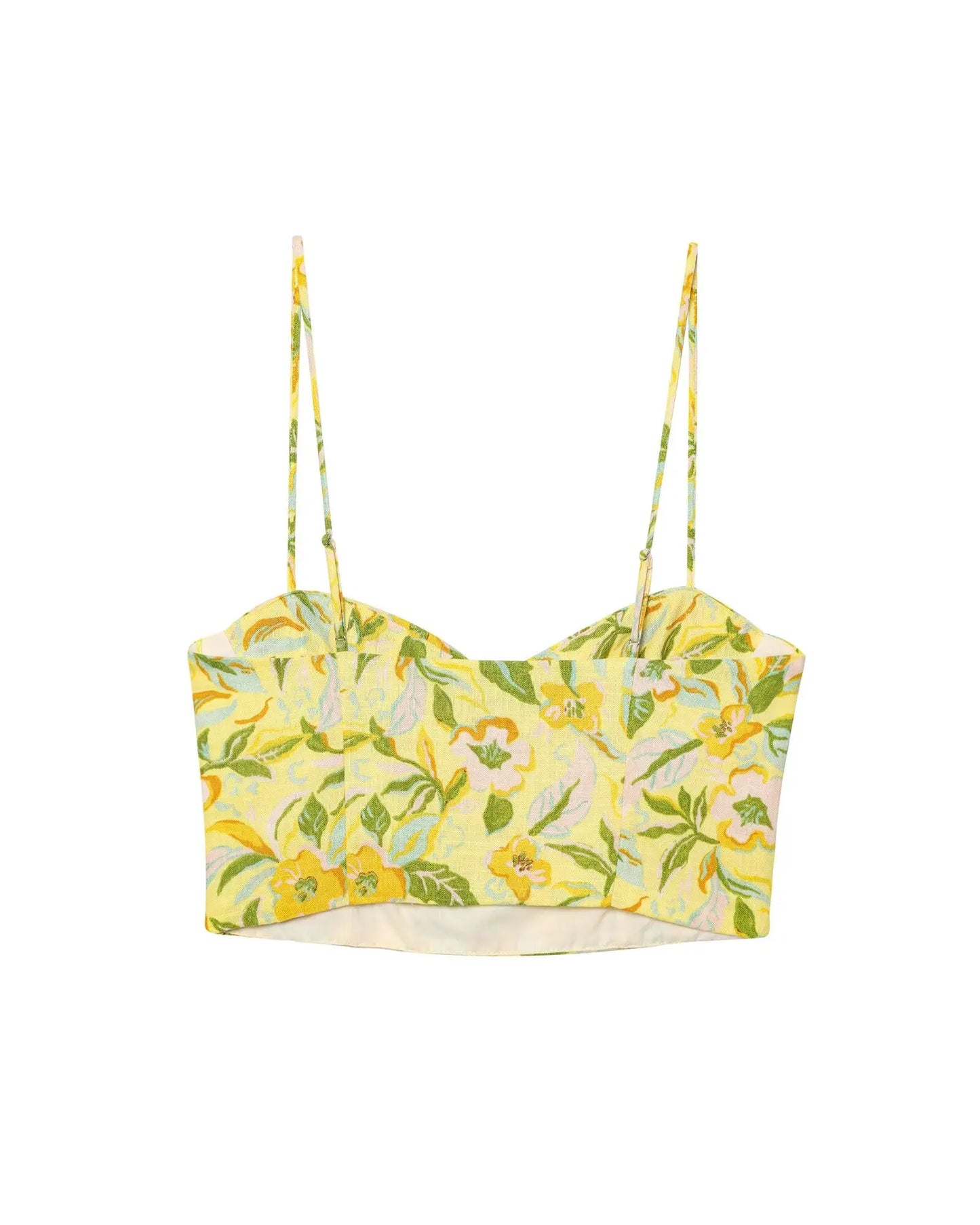 TFMLN Women Floral Print Skirt Two Piece Set Sexy Crop Sling Camisole Casual Beach Holiday Style A-line Skirts Sets Female New