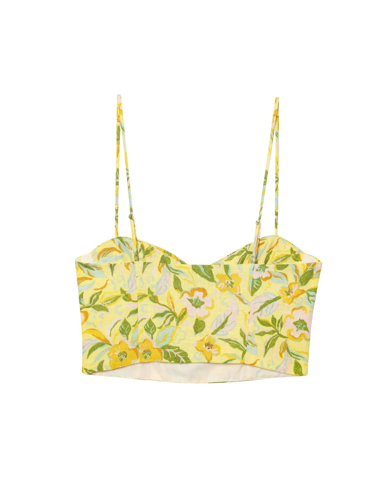 TFMLN Women Floral Print Skirt Two Piece Set Sexy Crop Sling Camisole Casual Beach Holiday Style A-line Skirts Sets Female New