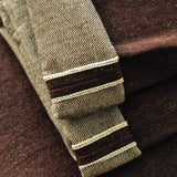 SauceZhan Brown Selvedge Denim Tapered Jeans – 13.8 oz