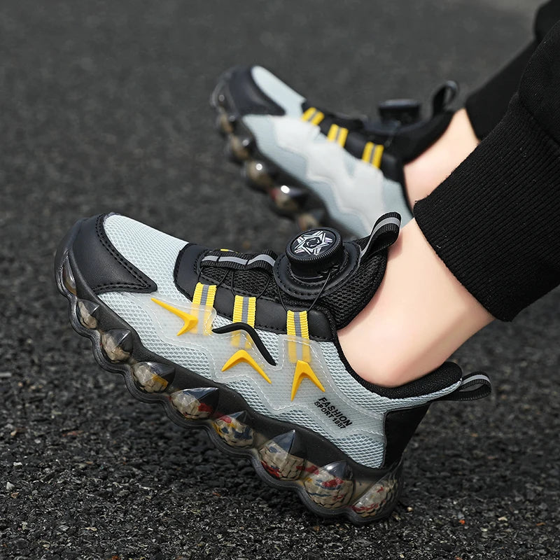 Kids' Lightweight Mesh Running Sneakers