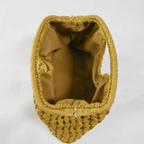 Fashion Straw Clip Shell Clutch Bag for Women Designer Paper Woven Handbags Casual vintage Handmade Summer Beach Bag 2026