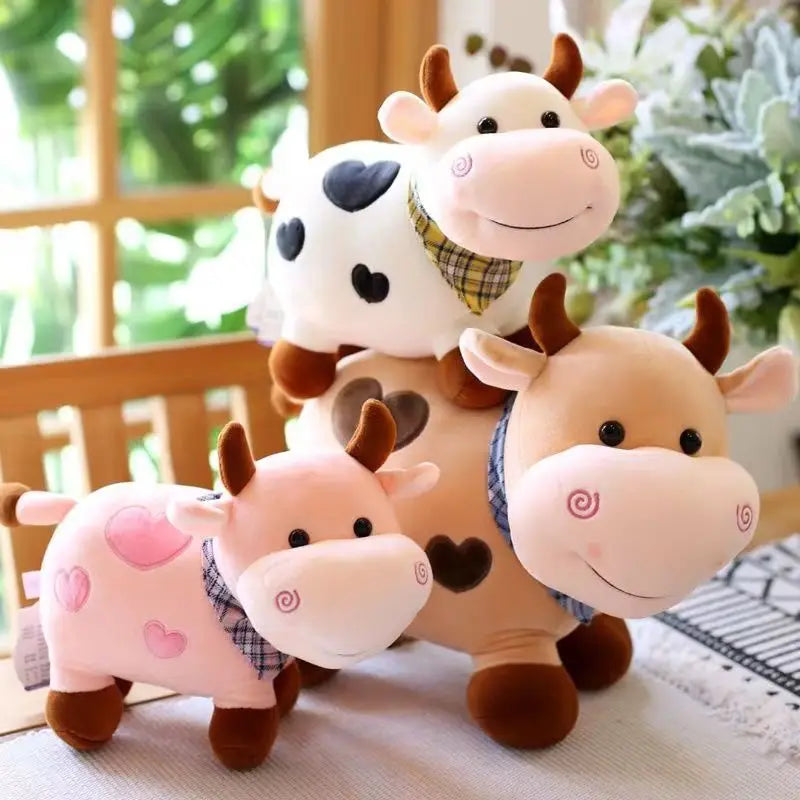 Kawaii Spotted Cow Plush Toy