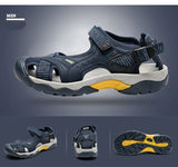 Outdoor Sports Sandals Hole Hole Beach Men and Women Non-slip Soft Bottom Speed Interference Water River Tracing Shoes