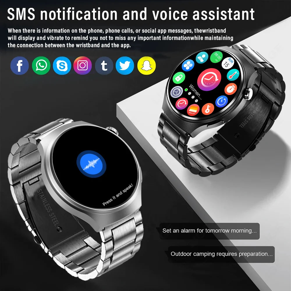 G.L Wear 2025 Men's Smartwatch | HD Health & Calling