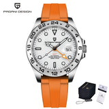 Pagani Design 2026 New Men's Diver Watch 42mm Sapphire Automatic Mechanical GMT Watch 100m Waterproof PD1682