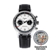 Sugess 40mm Men Army Watch 1963 Pilot Mechanical Panda Wristwatches Sapphire Air Force Chronograph Original ST1901 Movement Gift