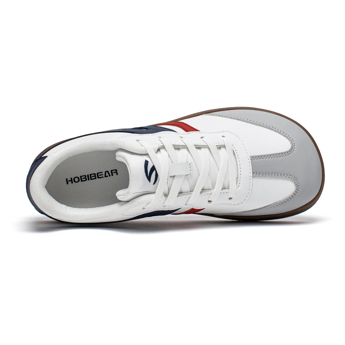 HOBIBEAR Wide Toe Lace-Up Sneakers