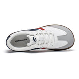 HOBIBEAR Wide Toe Lace-Up Sneakers