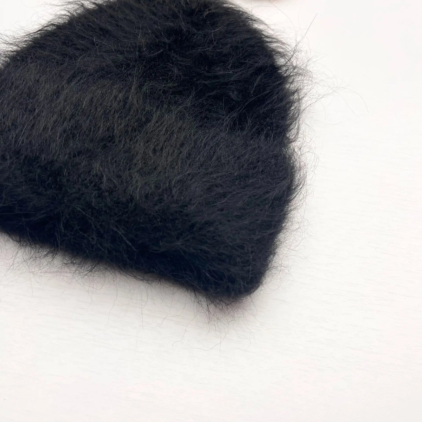 Fluffy Alpaca Wool Beanie | Women's Cozy Knit Winter Hat
