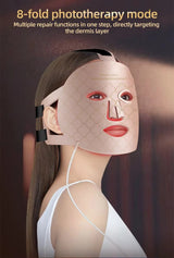 New 8 Colors Photon Nir Light Skin Rejuvenation for Facial 850nm Led Red Infrared Led Face Mask Red Light Therapy Photon Mask