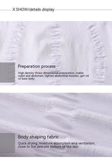 Men's Compression Body Shaper Tank Top, Slimming Vest