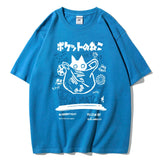 Kawaii Cat Harajuku Streetwear Tee
