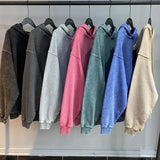 Vintage Washed Oversized Pullover Hoodie
