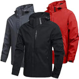 Men's Waterproof Hooded Windbreaker Jacket