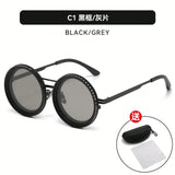 Unisex Retro Polarized Sunglasses – ND9 Rotating Filter