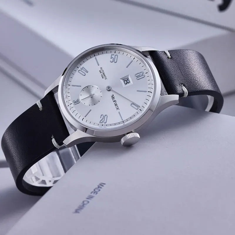 Milifortic 38mm Minimalist Jumping Hour Automatic Watch