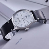Milifortic 38mm Minimalist Jumping Hour Automatic Watch