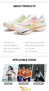 IRUNSVAN T800 Carbon Plate Running Shoes - Lightweight Racing Shoes for Men & Women - Marathon Training, Cushioned & Anti-Slip
