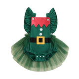 Infant Holiday Ruffle Jumpsuit