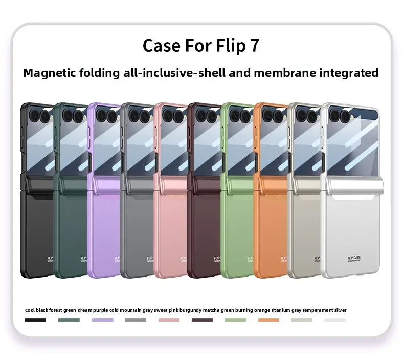 Samsung Galaxy Z Flip Magnetic Case with Hinge Protection