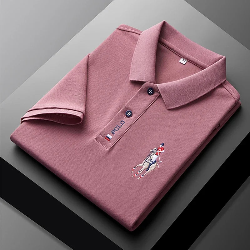 Men's Embroidered Polo Shirt – Casual Summer Style