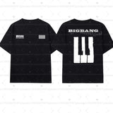 Bigbang 20th Anniversary Concert T-Shirt G-Dragon fans Short Sleeve Unisex women Breathable Sweat Absorbent  t-shirt men hoodies