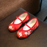 Girls’ Embroidered Ethnic Princess Shoes