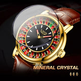 LIGE Men's Rotating Dial Quartz Watch — Luminous, Waterproof, Creative Design