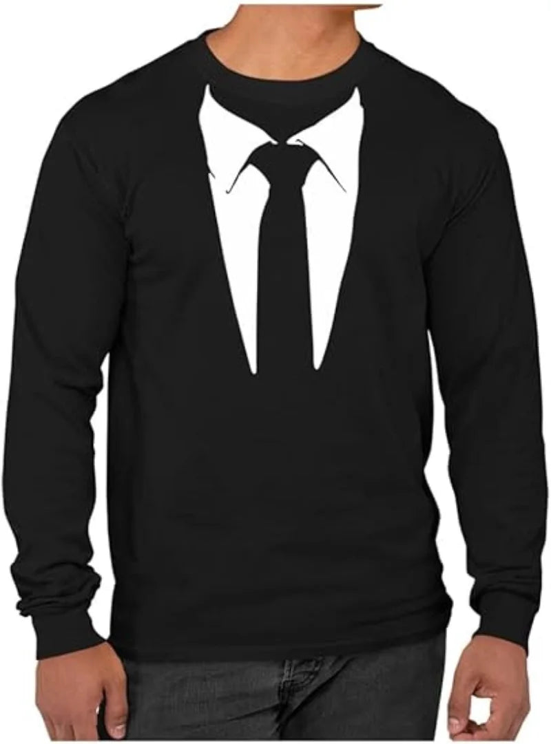Dapper Gentleman Graphic Long Sleeve Tee