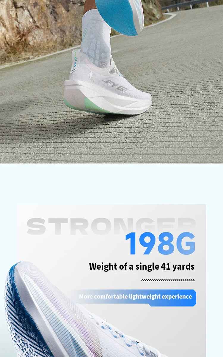 QIAODAN Feiying GT 2026 Men's Carbon Plate Marathon Racing Running Shoes Lightweight Breathable Athletic Sneakers QDB023262260