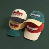Adjustable Cotton Baseball Cap with Wide Brim