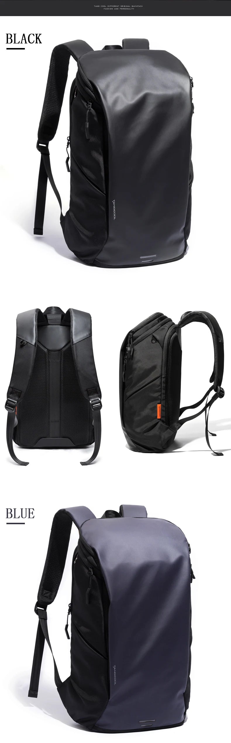 TANGCOOL Men Backpack Large Capacity 17 Inch Laptop Business Work Travel Backpack for Male Women Schoolbag