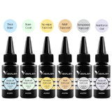 Venalisa Long Wear Tempered Top Coat Reinforce Gel Refill Package Soak Off UVLED Nail Gel Polish Big Volume 225g/30ml Base Gel