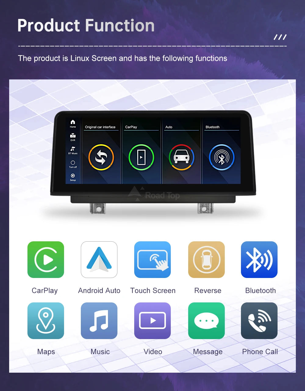 BMW 1 Series Wireless CarPlay & Android Auto Display