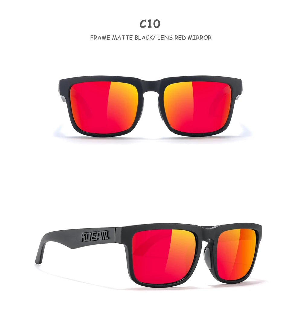 KDEAM For Young Age Small Size Polarized Sunglasses Reduce Glare and Enhance Clarity for Outdoor Sport Youthful Sun Glasses TR90