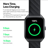 New Zeblaze GTS 4 Voice Calling 1.94" HD AMOLED Screen Smart Watch 100+ Sports Modes Heart Rate SpO2 Health Tracking Smartwatch
