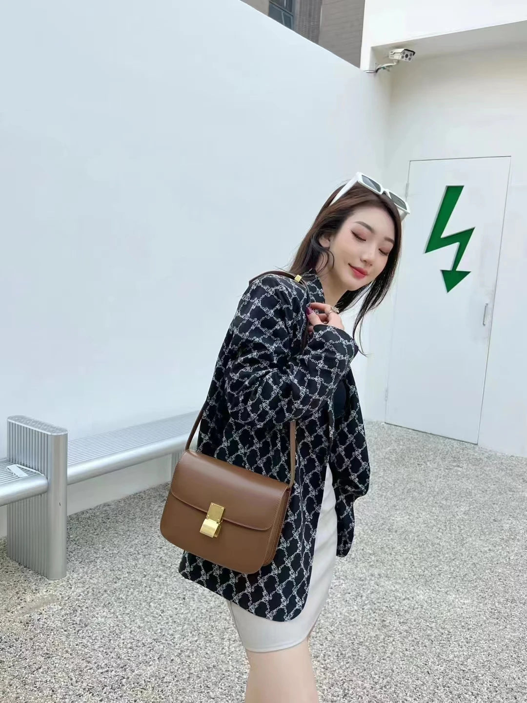 Women’s Genuine Leather Shoulder Bag 2025 Trend Brand Small Square Bags Luxury Designer Handbag Fashion Messenger BagsTofu Bags