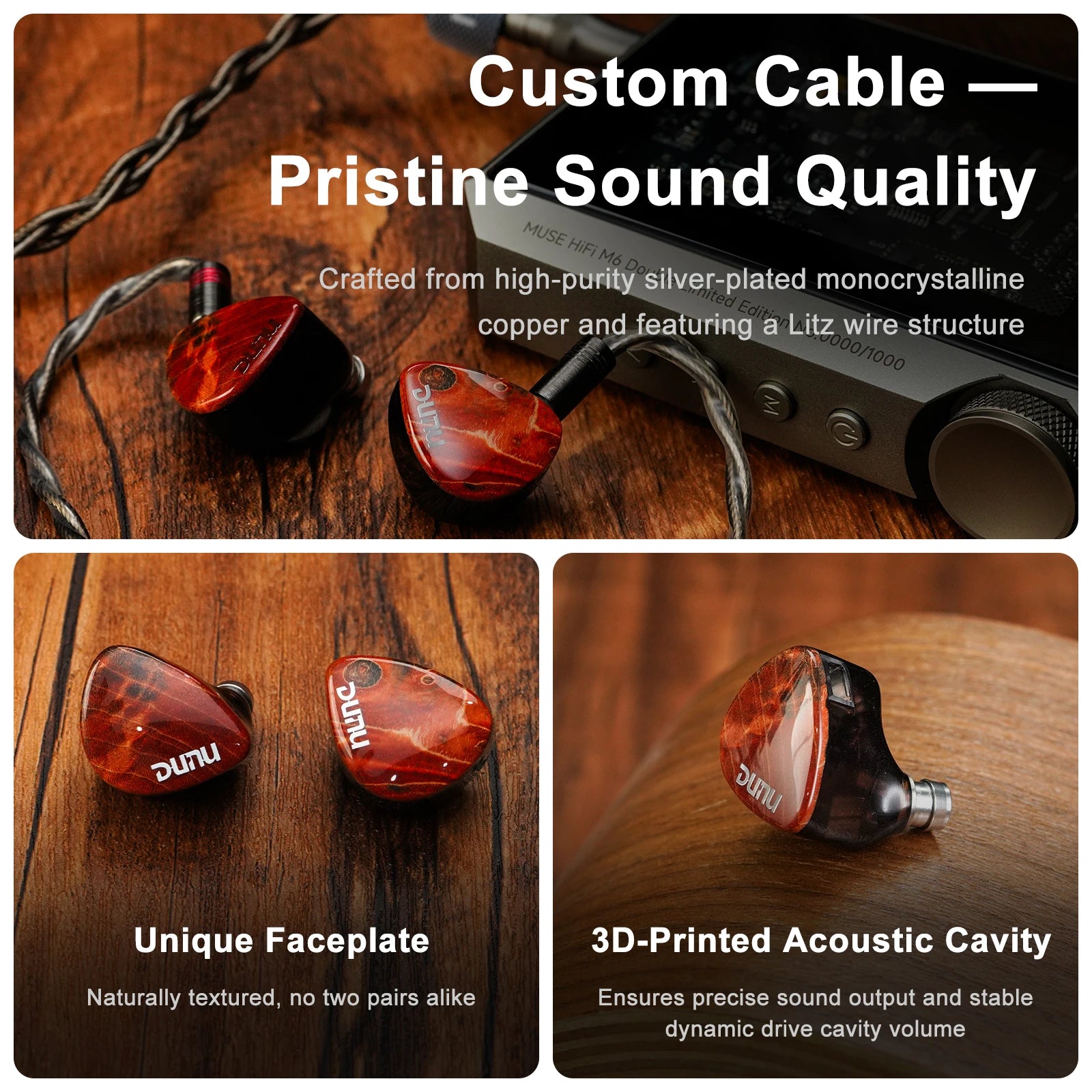 DUNU x Gizaudio DaVinci 2DD+4BA Hybrid IEM