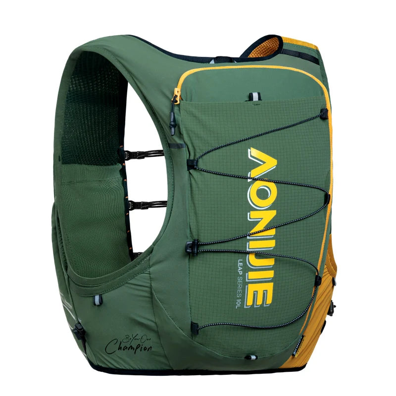 AONIJIE C9116-10L Hydration Pack Backpack High Capacity Marathoner Running Race Hydration Vest Lightweight for Men and Women