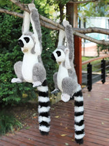 28cm Wild Lemur Plush Toy – Lifelike Stuffed Animal