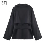 British Style Belted Trench Coat