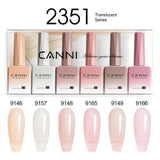 CANNI HEMA-Free Gel Polish Kit | Jelly, Nude & Rubber Base
